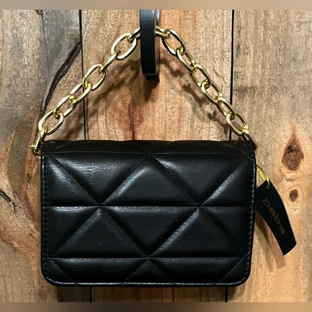 🖤NWT🖤bebe Los Angeles Black Crossbody Bag. $89RP - Picture 3 of 8